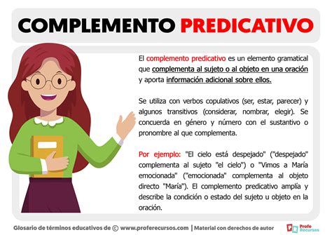 Que Es El Complemento Predicativo