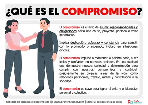 Que Es El Compromiso Como Valor