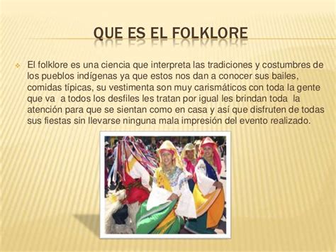 Que Es El Folklore