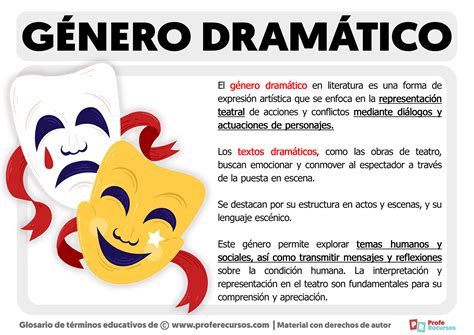Que Es El Genero Dramatico