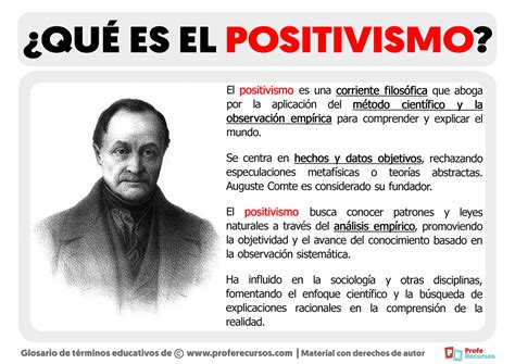 Que Es El Positivismo