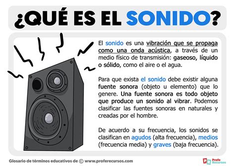 Que Es El Sonido