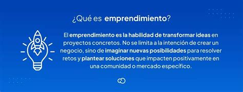 Que Es Emprendimiento