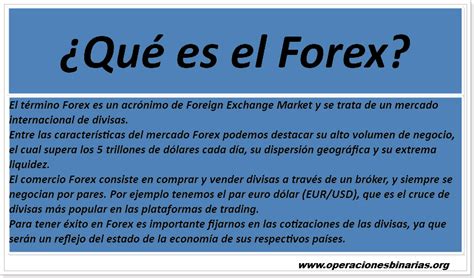 Que Es Forex