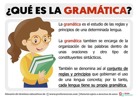 Que Es Gramatica
