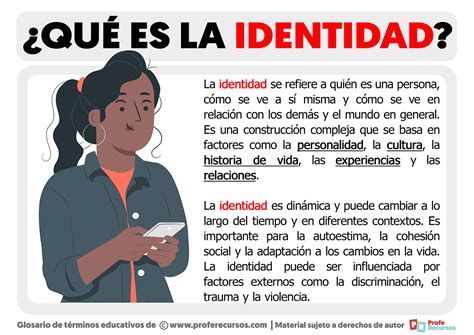 Que Es Identidad