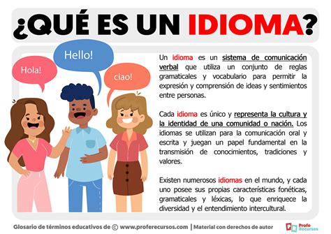 Que Es Idioma