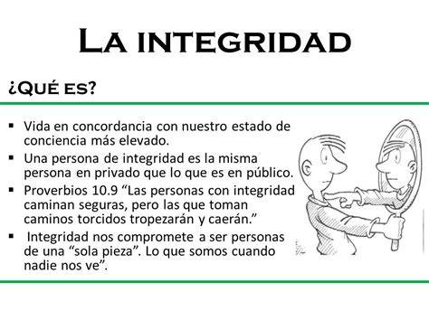 Que Es Integridad