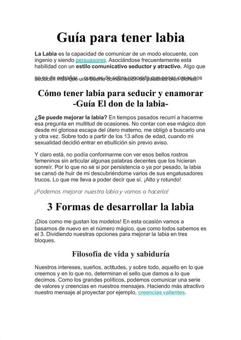 Que Es Labia