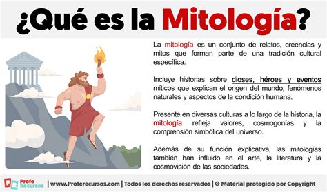 Que Es Mitologia