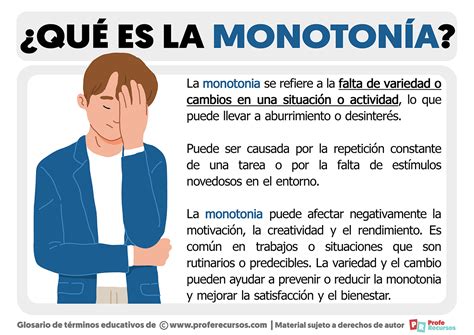 Que Es Monotonia