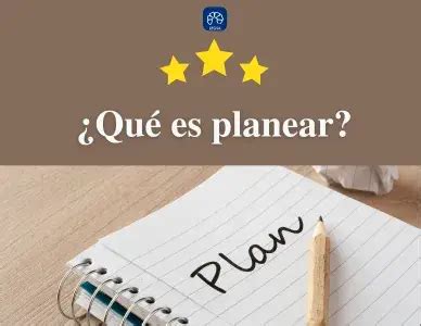 Que Es Planear