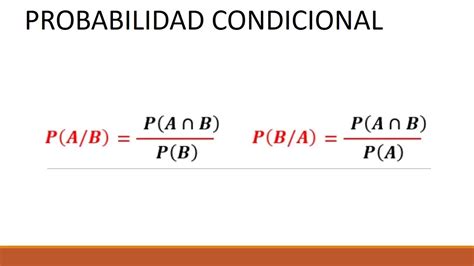 Que Es Probabilidad Condicional