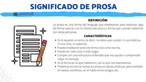 Que Es Prosa