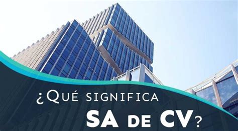 Que Es Sa De Cv