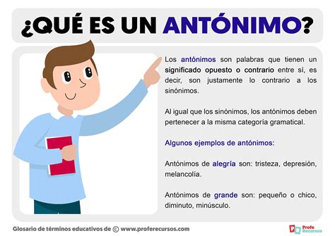 Que Es Un Antonimo