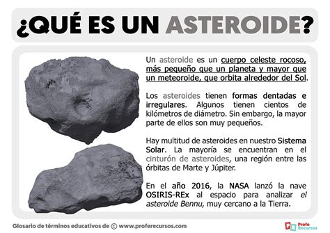 Que Es Un Asteroide