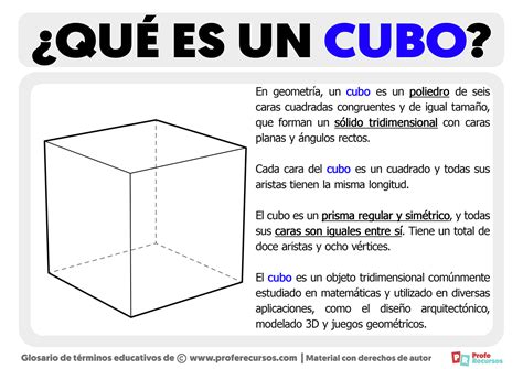 Que Es Un Cubo
