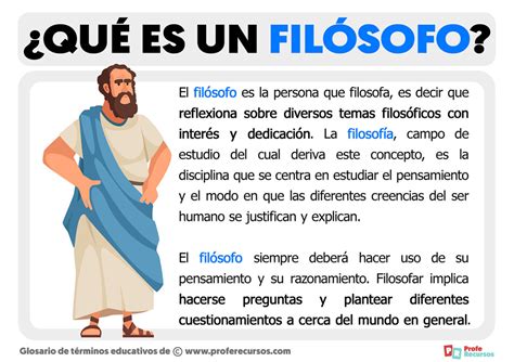 Que Es Un Filosofo