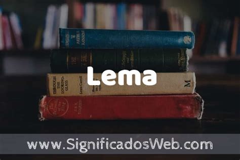 Que Es Un Lema