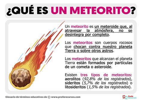 Que Es Un Meteorito