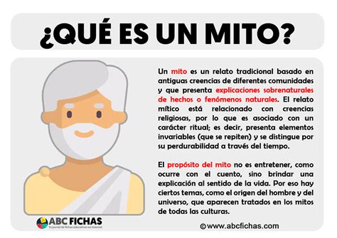Que Es Un Mito Y Sus Caracteristicas