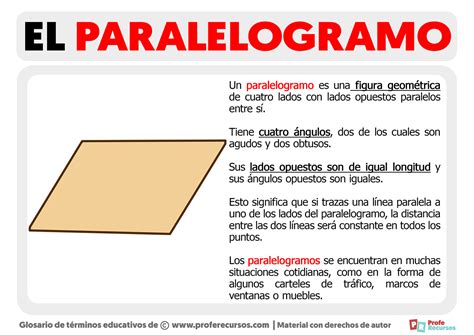 Que Es Un Paralelogramo