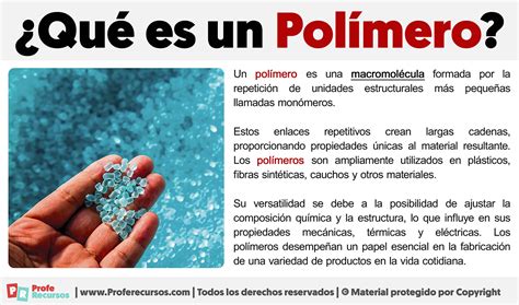 Que Es Un Polimero