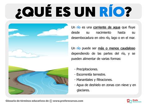 Que Es Un Rio