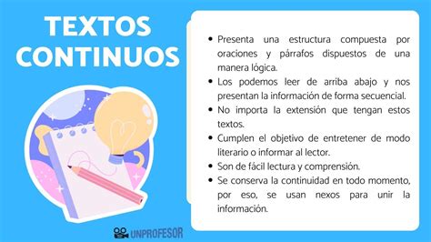 Que Es Un Texto Continuo