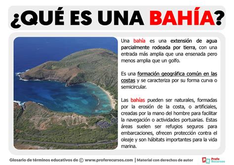 Que Es Una Bahia