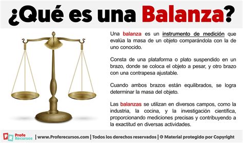 Que Es Una Balanza