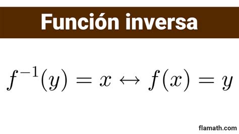 Que Es Una Funcion Inversa