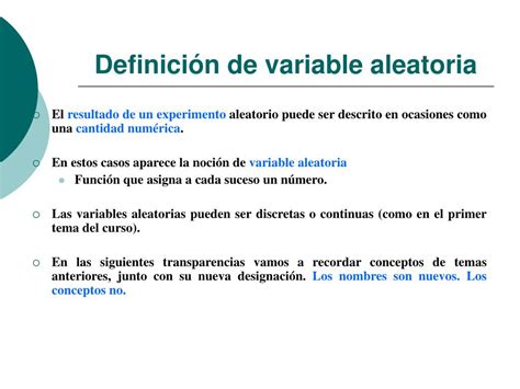 Que Es Una Variable Aleatoria