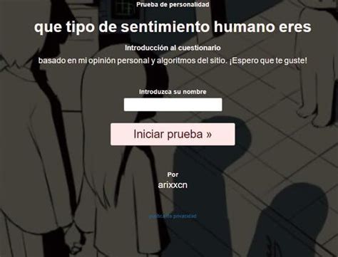 Que Sentimiento Humano Soy Test