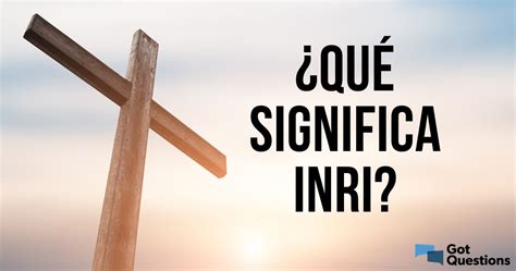 Que Significa Inri