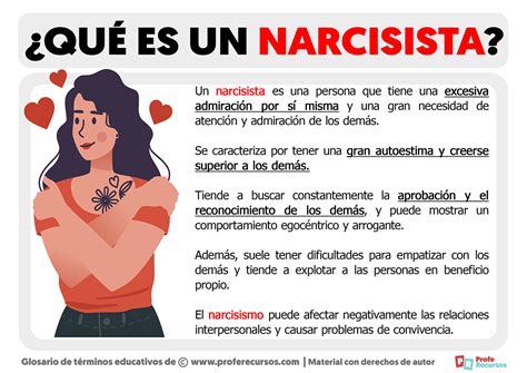 Que Significa Narcisista