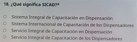 Que Significa Sicad