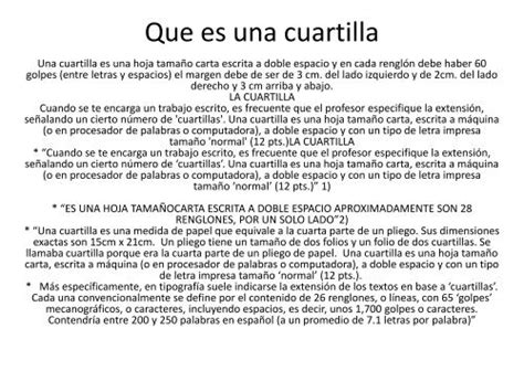 Que Son 2 Cuartillas