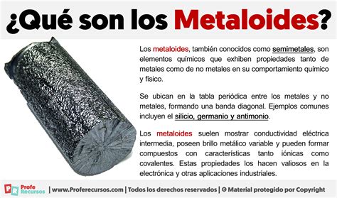 Que Son Los Metaloides