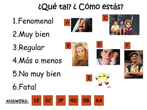 Que Tal Answer