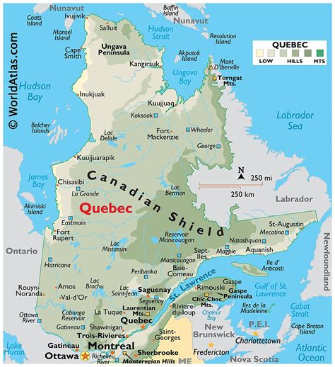 Quebec Province Map