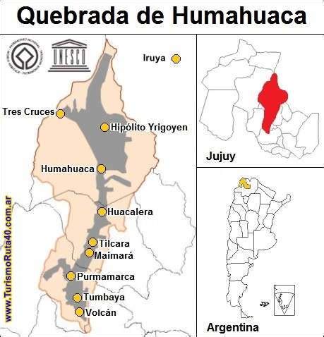 Quebrada De Humahuaca Mapa