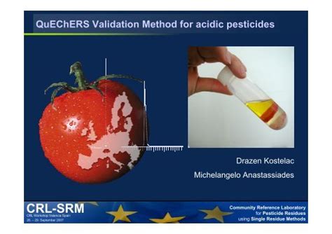 Read Online Quechers Validation Method For Acidic Pesticides 