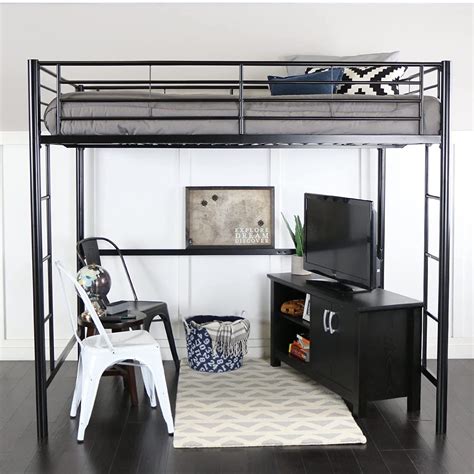 Queen Loft Bed With Stairs