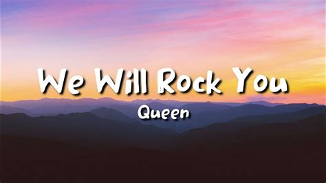 Queen We Will Rock Lyrics