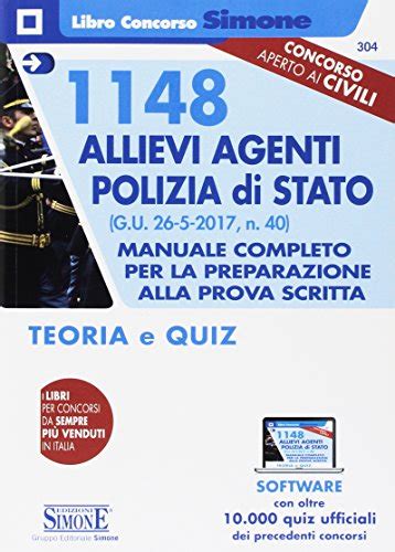 Full Download Quesiti Ufficiali Concorso 1148 Agenti Polizia File Type Pdf 