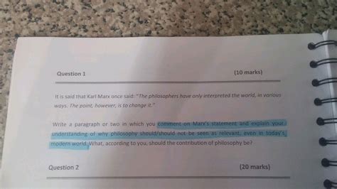 question 1 10 marks