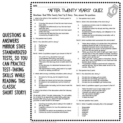 question answer from after twenty years