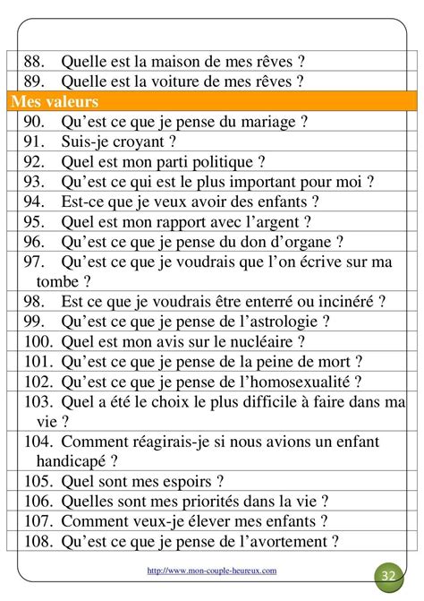 Question De Couple